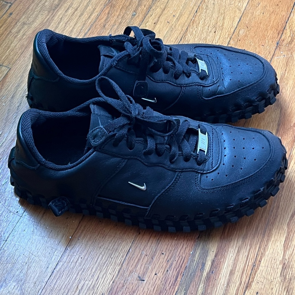 Nike x Jacquemus Black Leather Sneakers